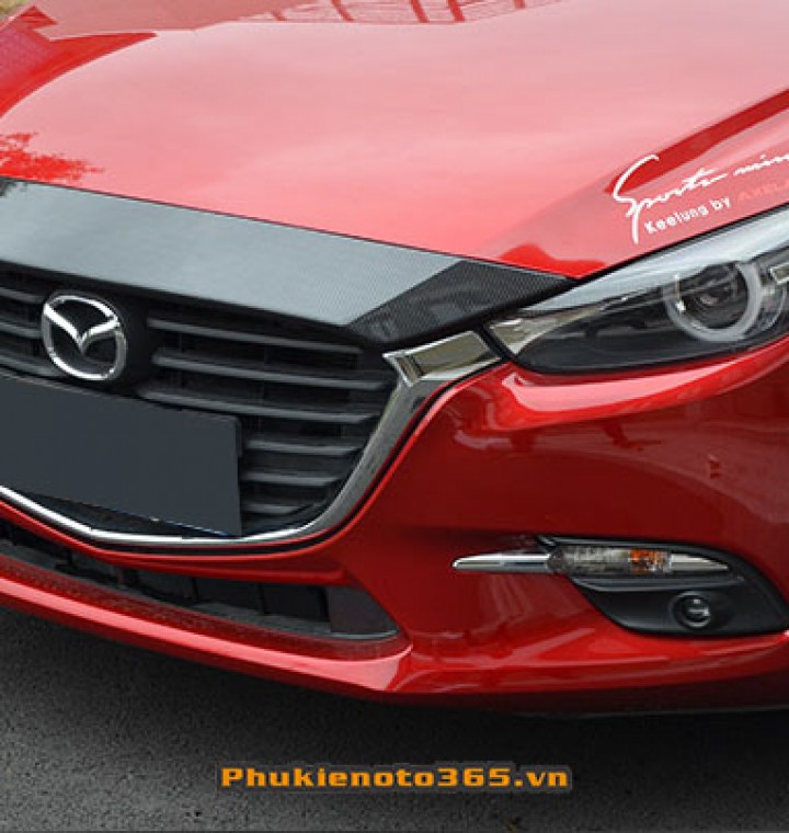 Ốp nắp capo trước Mazda 3 2017-2018